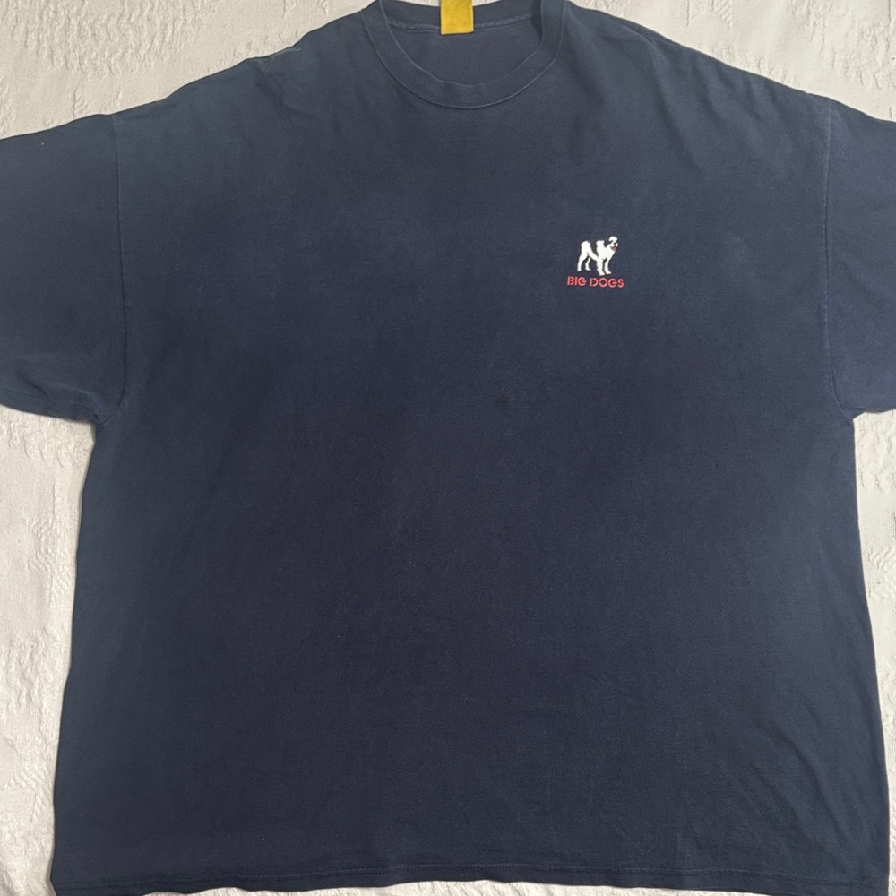 Vintage Big Dogs Dark Blue Short Sleeve Tee